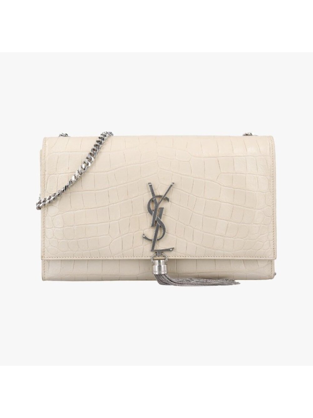 Saint Laurent Kate Beige Leather